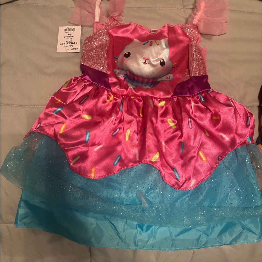 Pink and Blue Kids Costume Dress Gabby’s Doll House
